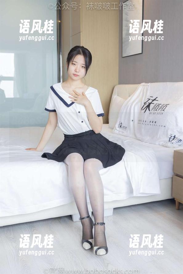 BoBoSocks袜啵啵-稚予 BoBoSocks袜啵啵 - 终于熬到了稚予新的超薄黑丝美图,这脚尖透明款我可以给满分,发都快秃了!