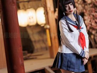 胡桃喵和她的和服美图：假装自己是古代公主，哈哈！